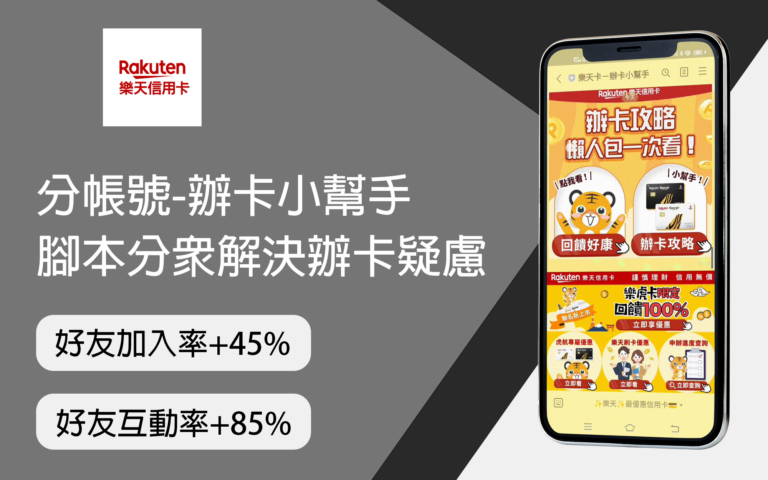 辦卡小幫手來解決你的辦卡疑慮！樂天信用卡 x ChiChat